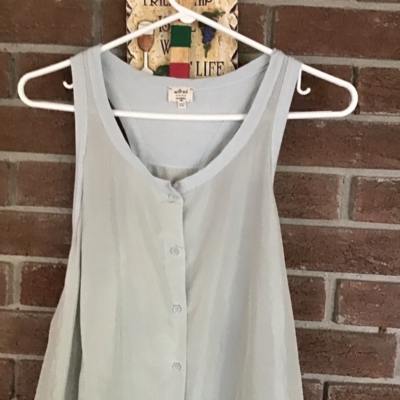 Aritzia Wilfred Silk, Button Down Tank - Picture 5 of 6